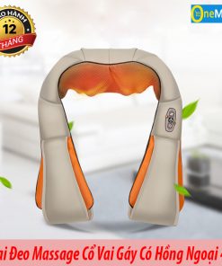 Đai Đeo Massage Cổ Vai Gáy Có Hồng Ngoại 4D